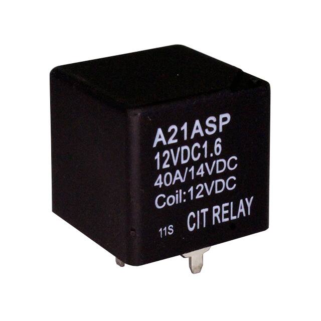 CIT Relay and Switch A21ASP12VDC1.6D